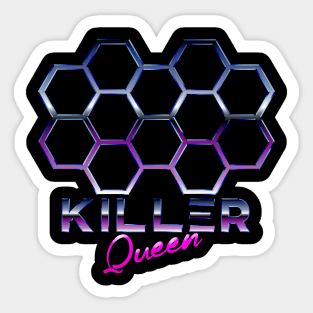 KQ Outrun hex only Sticker